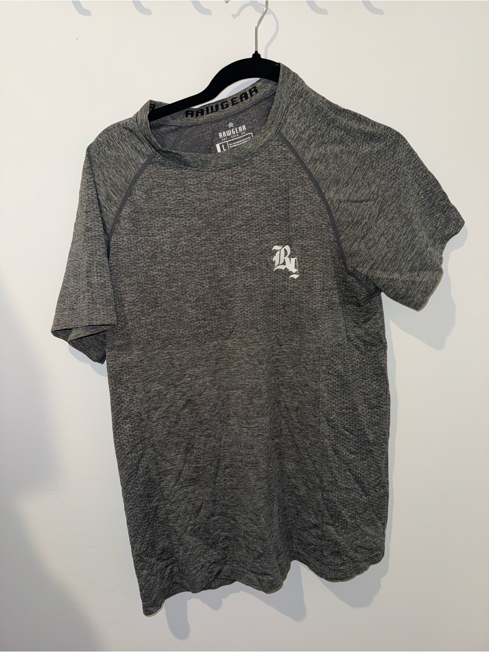 Rawgear Men's Short Sleeve Performance Tee in Heather Charcoal